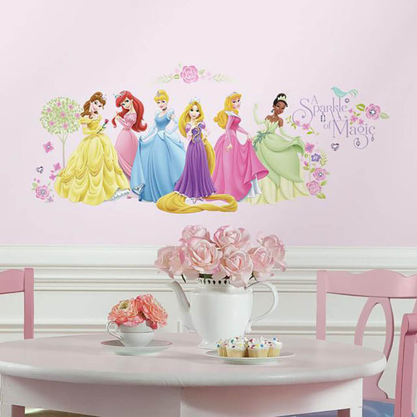 Disney Princess Wall Decals Installed