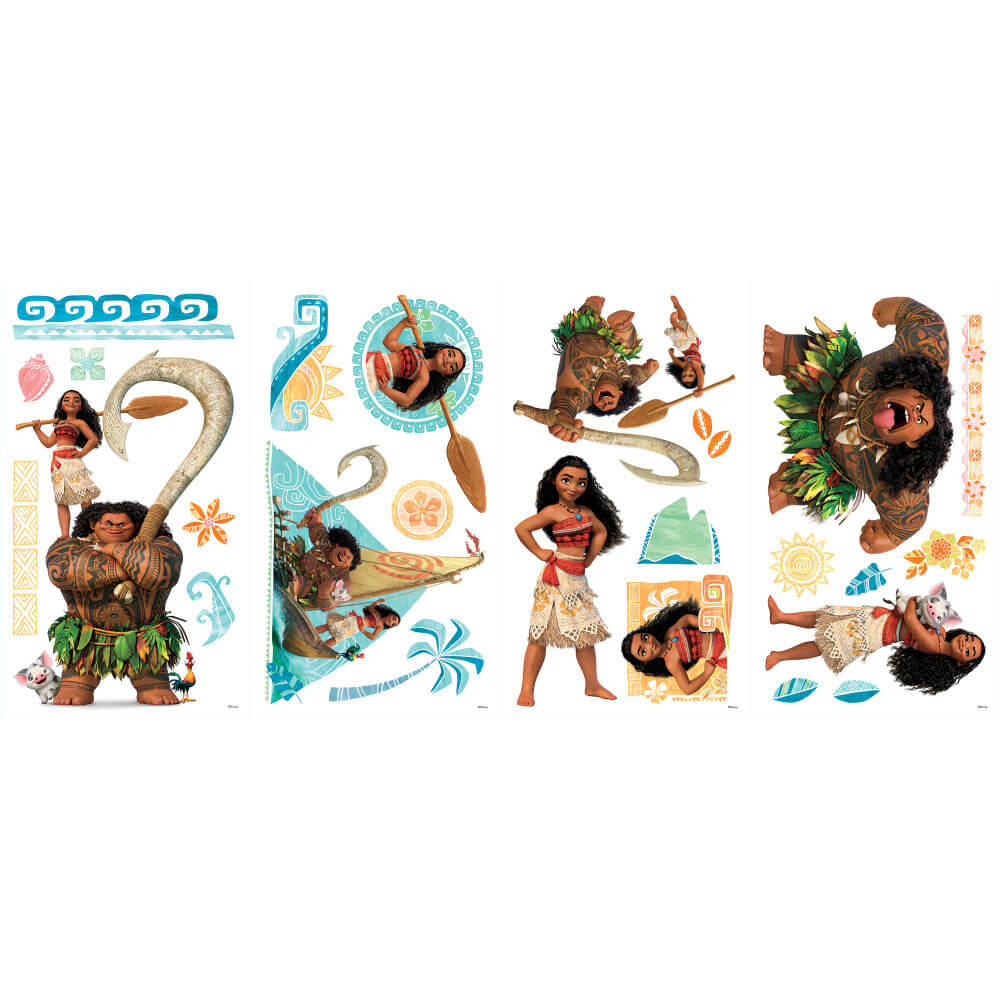Disney Princess Moana Wall Decals Printed Sheet