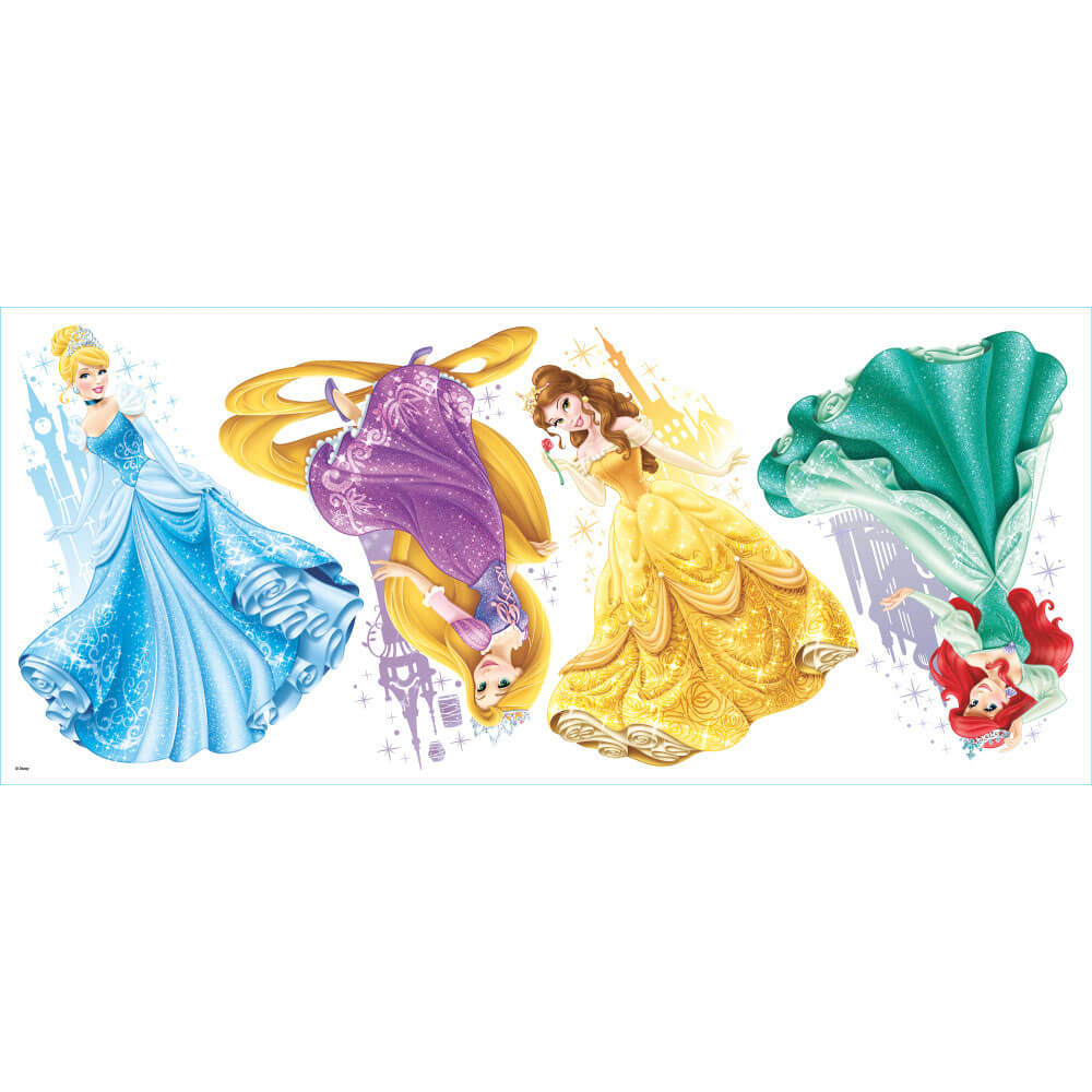 Disney Princesses & Castle Wall Decals Printed Sheet