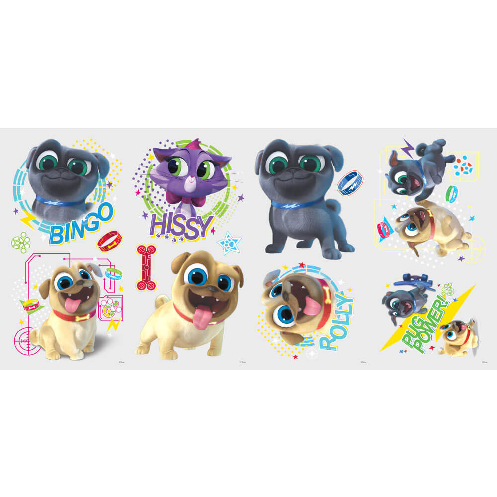 Puppy Dog Pals Wall Decals Printed Sheet