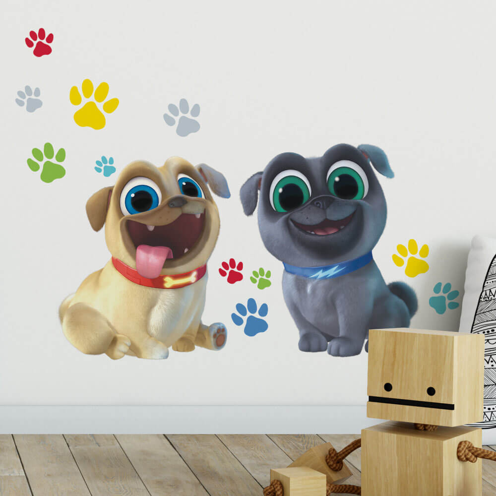 Puppy Dog Pals Giant Wall Decals Installed 2