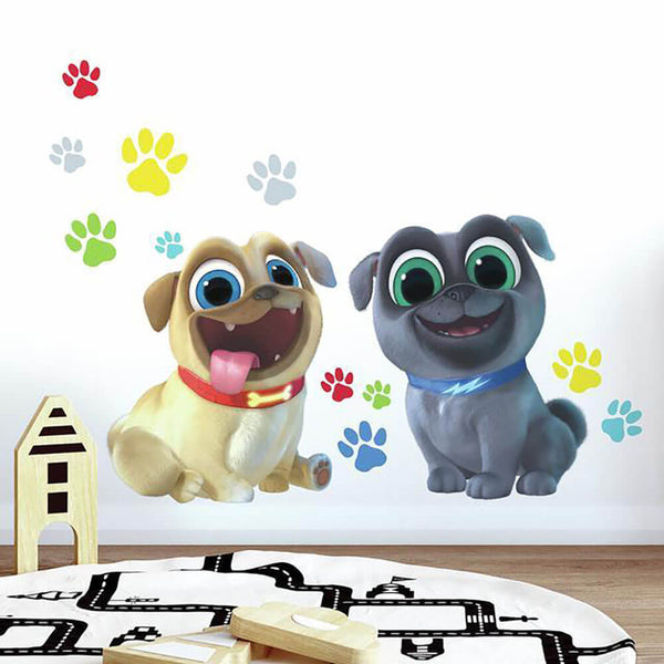 Puppy Dog Pals Giant Wall Decals Installed