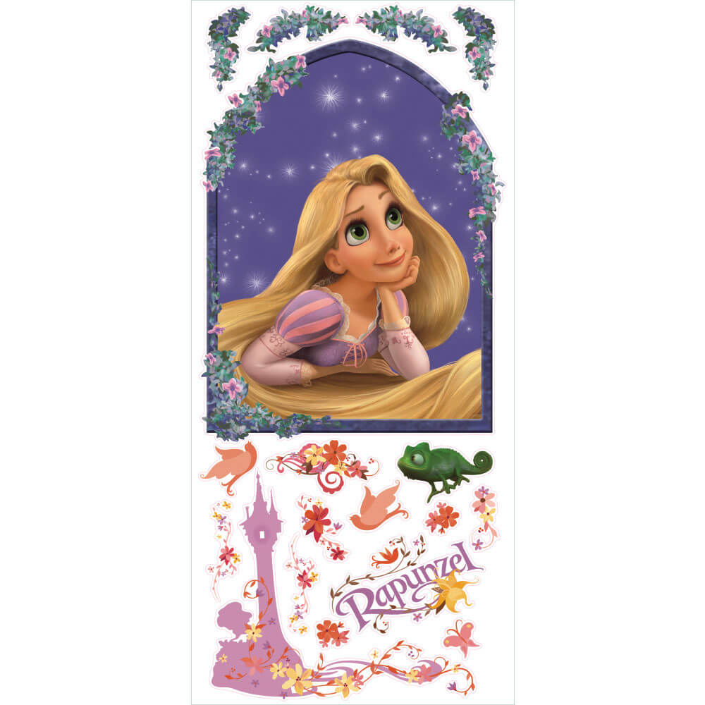 Disney Tangled Rapunzel Gazing Wall Decals Printed Sheet