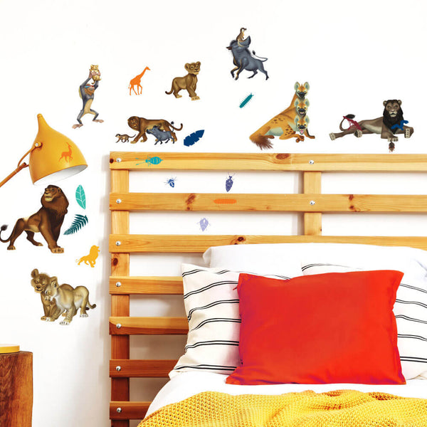 Disney The Lion King Characters Wall Decals Installed