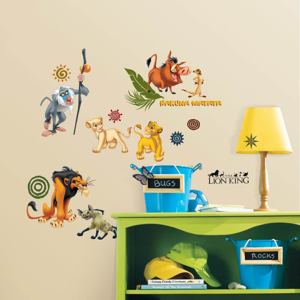 Disney Lion King Wall Decals Installed