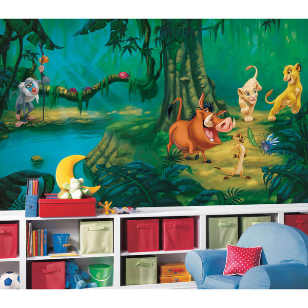 Disney The Lion King Prepasted Wall Mural Installed