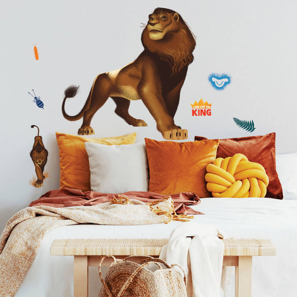 Disney The Lion King Simba Wall Decal Installed