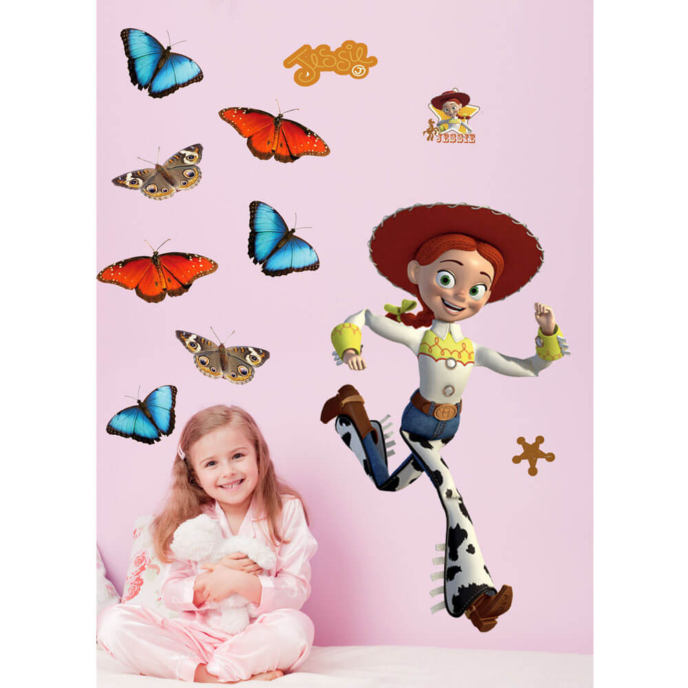 Disney Toy Story 3 Jessie Wall Decal Installed