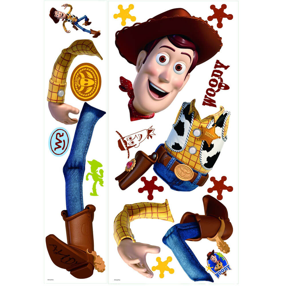 Disney Toy Story 3 Woody Wall Decal Printed Sheet