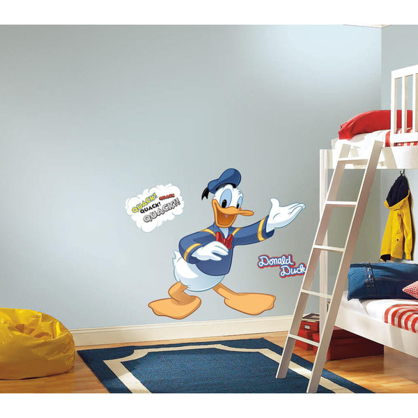 Disney Mickey & Friends Donald Duck Wall Decal Installed