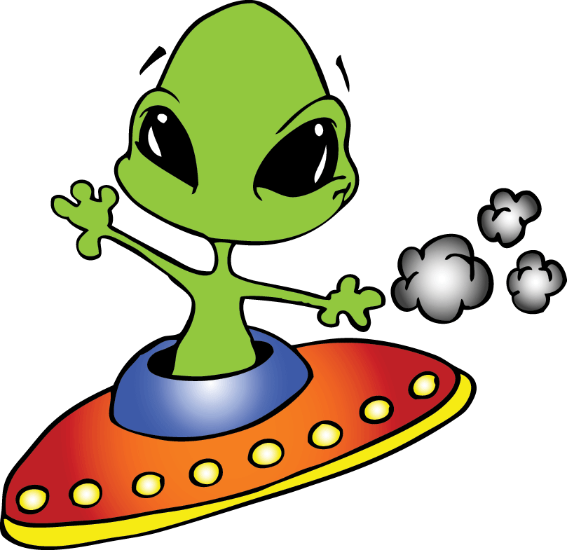 Lost Alien Wall Decal Cutout