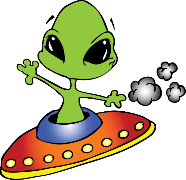 Lost Alien Wall Decal Cutout