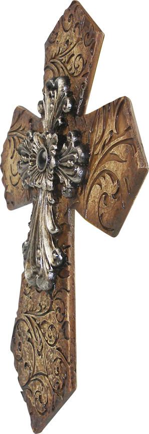 Filagree Scroll Cross 8"x12" Angle