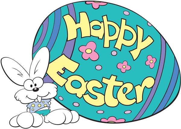 Happy Easter Wall Decal Cutout