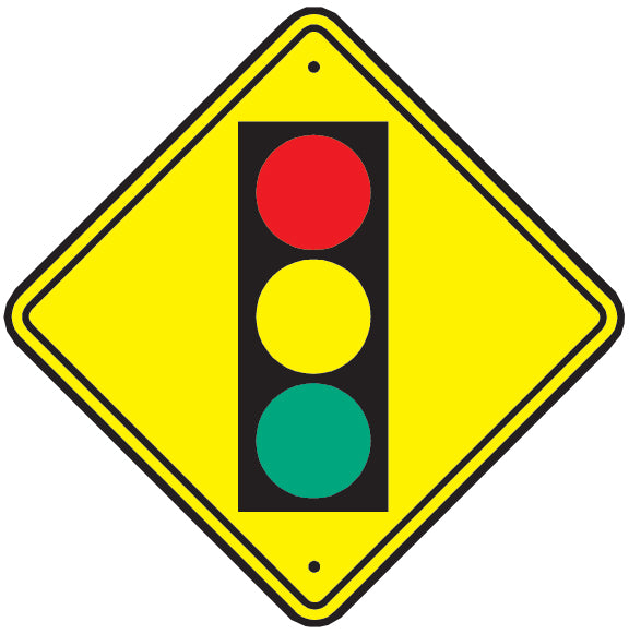 Stop Light Sign Wall Decal