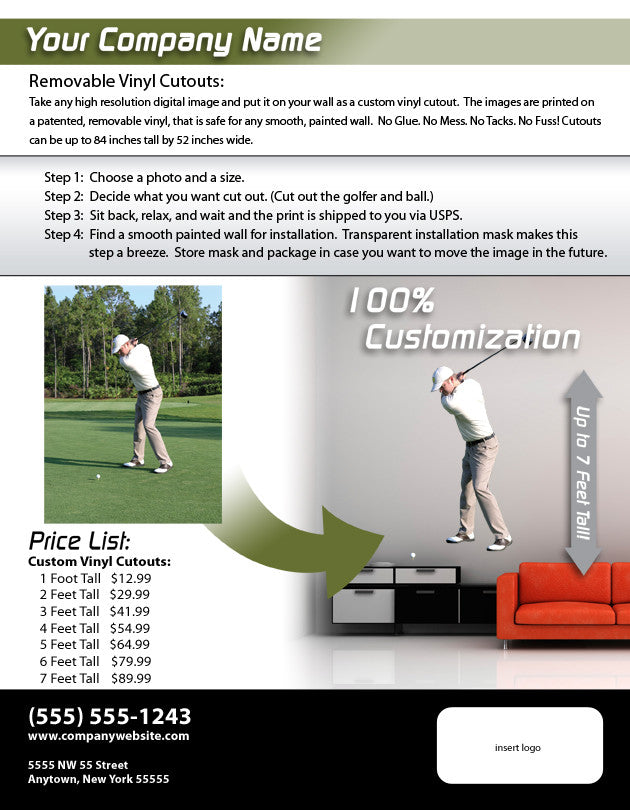 Reusable 7 Mil Vinyl Wall Decor Fabric/6 Mil Photo-Tex Fabric Wall Decal Sell Sheets