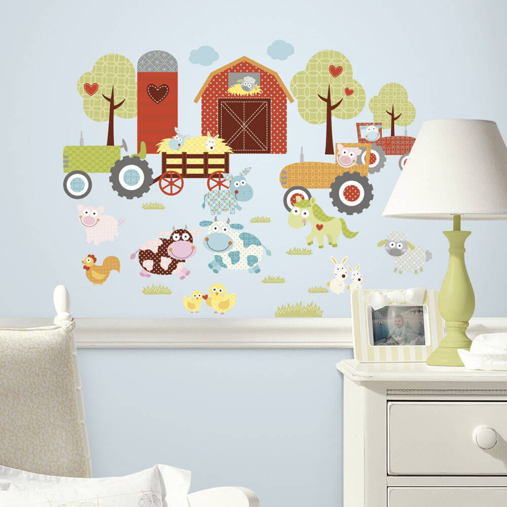Happi Barnyard Wall Decals Installed