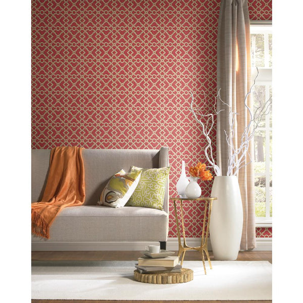 Waverly "Artistic Twist" Wallpaper Installed