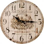 Pinot Blanco Wall Clock 13"x13"