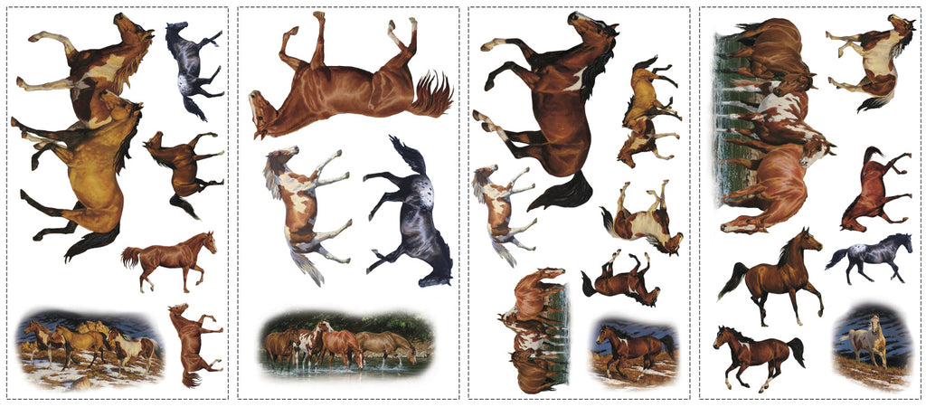 Wild Horses Wall Decals