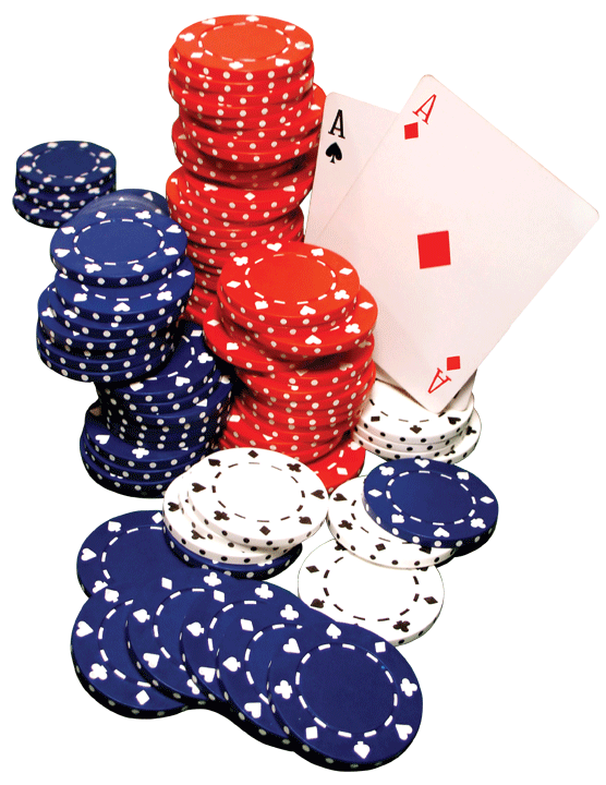 Cards-n-Chips Wall Decal Cutout