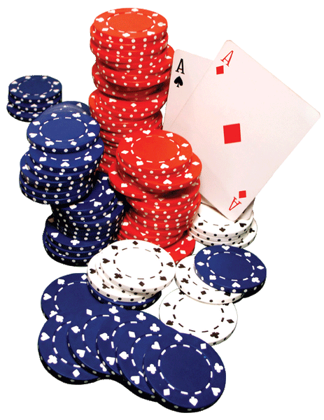 Cards-n-Chips Wall Decal Cutout