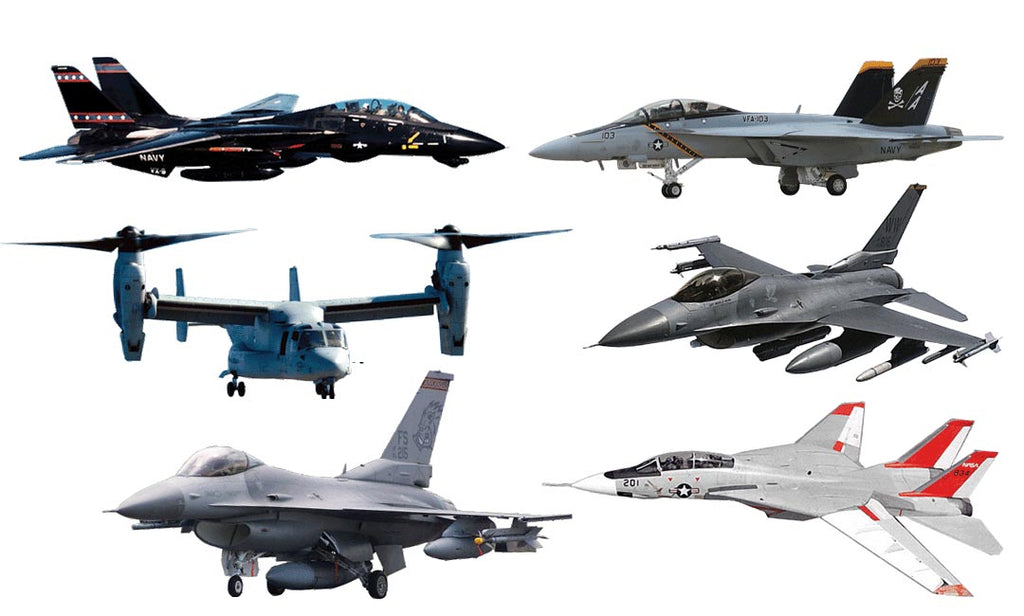 Military Aircraft Multi-Pack I Wall Decals