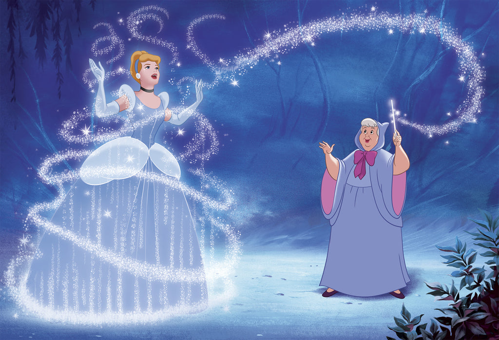 Disney Princess Cinderella Magic Prepasted Wall Mural 10.5'W x 6'H