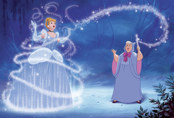 Disney Princess Cinderella Magic Prepasted Wall Mural 10.5'W x 6'H