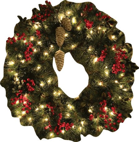 Wreath Wall Decal Cutout