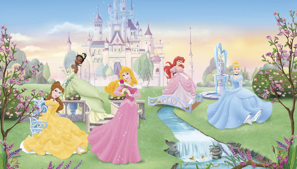 Disney Dancing Princesses Prepasted Wall Mural 10.5'W x 6'H