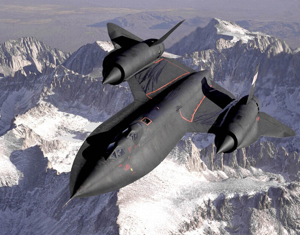 SR-71 Blackbird Glossy Poster