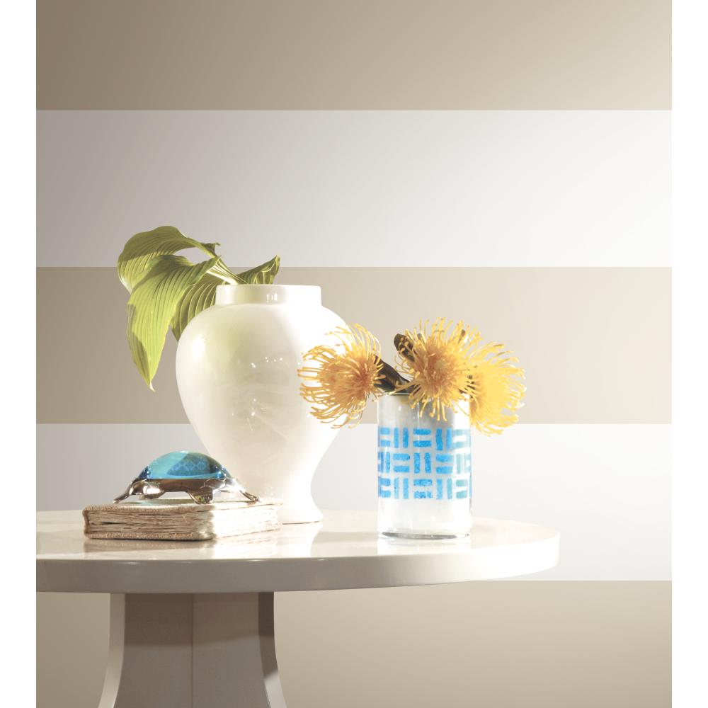 Waverly "Surface Stripe" Wallpaper Installed