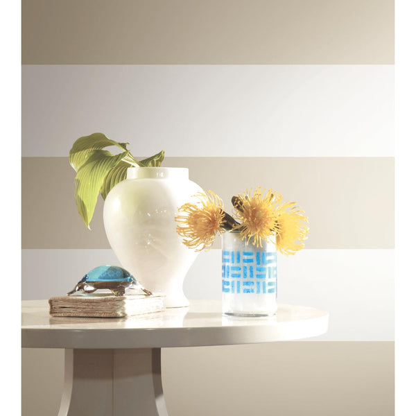 Waverly "Surface Stripe" Wallpaper Installed