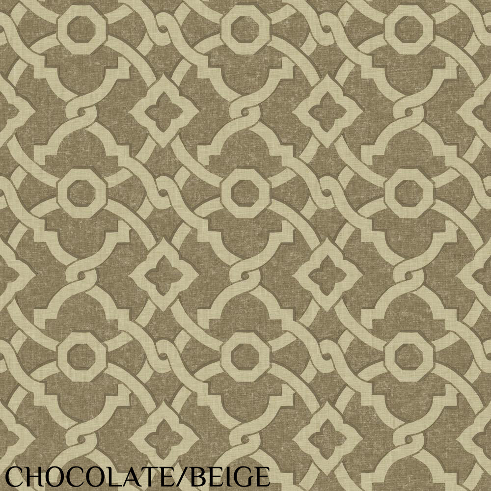 Waverly "Artistic Twist" Chocolate Wallpaper