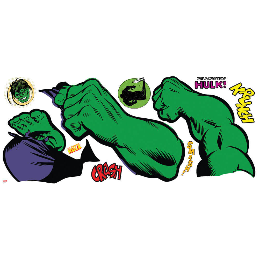 Marvel Comics Hulk Classic Wall Decal Printed Sheet2