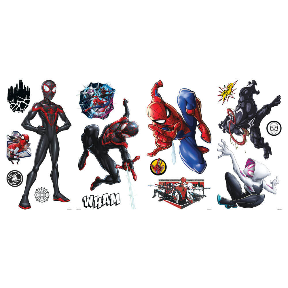 Marvel Comics Spiderman Wall Decals Printed Sheet