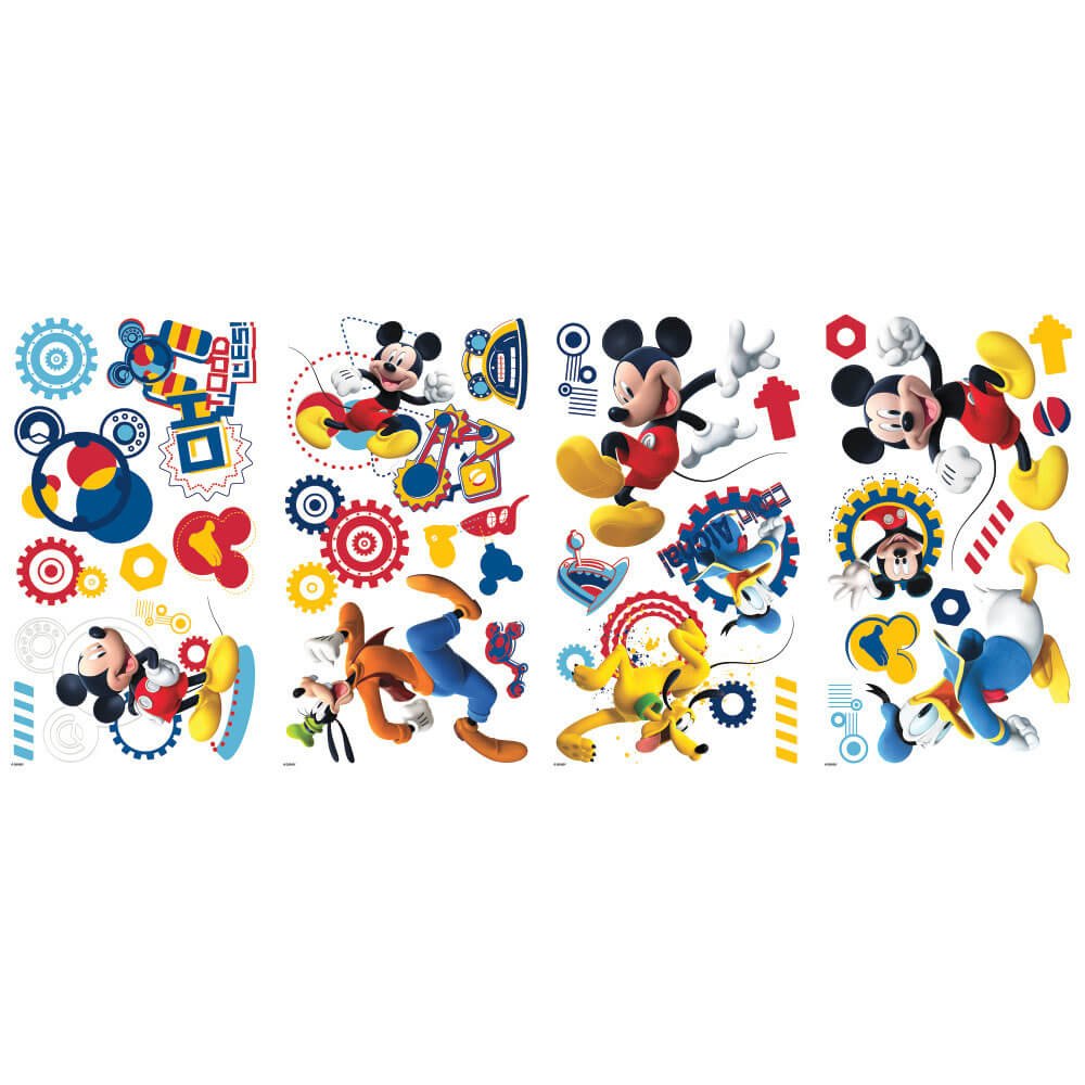Disney Mickey & Friends Clubhouse Capers Wall Decals Printed Sheet