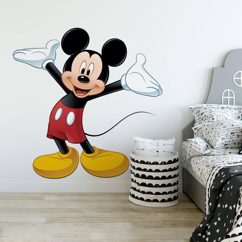 Disney Mickey & Friends Mickey Mouse Wall Decal Installed 2