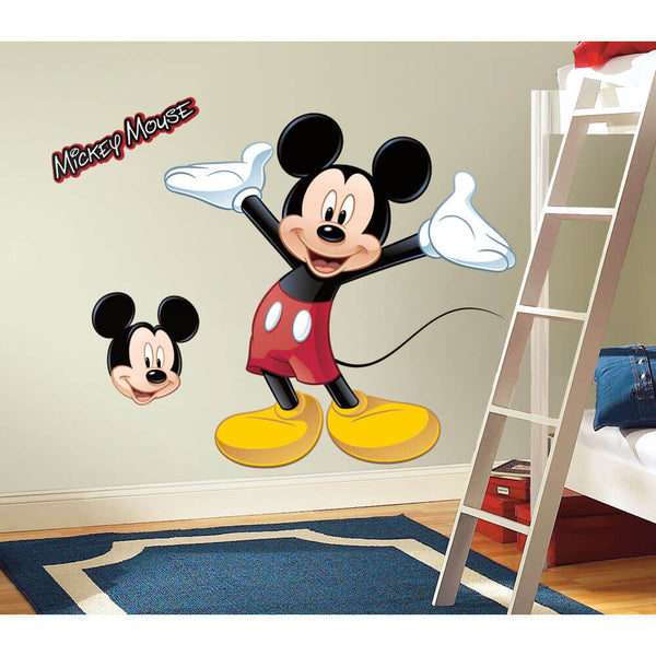 Disney Mickey & Friends Mickey Mouse Wall Decal Installed