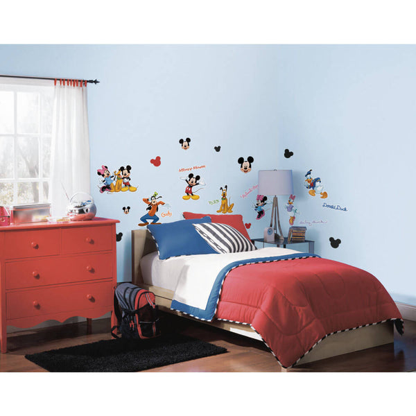 Disney Mickey & Friends Wall Decals Installed