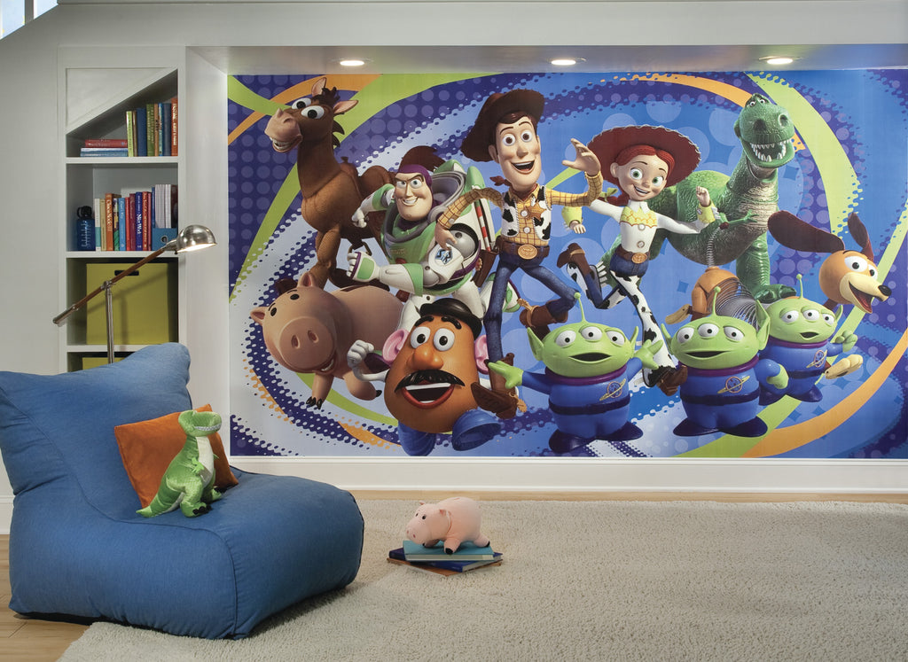 Disney Pixar Toy Story 3 Prepasted Wall Mural 10.5'W x 6'H Installed