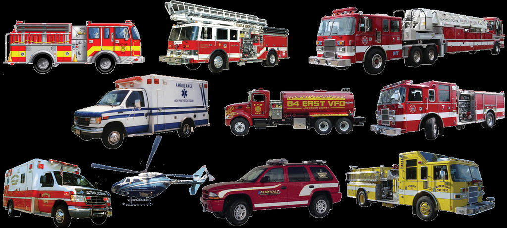 Rescue Vehicle Wall Decals
