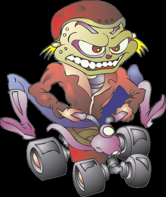 Monster Rider Wall Decal Cutout