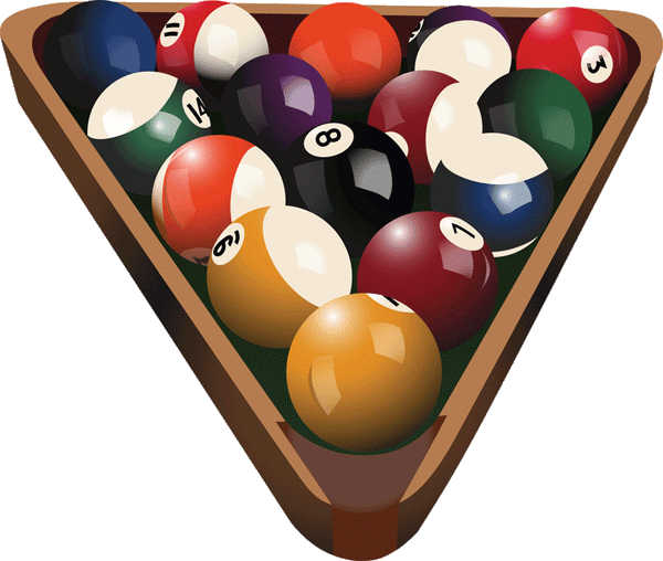 Pool Balls Wall Decal Cutout