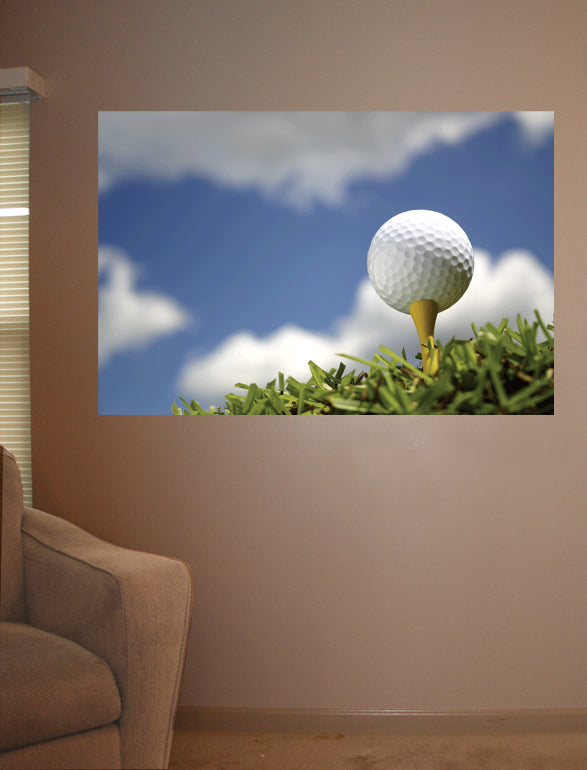 Tee'd Up Wall Decal Poster Installed
