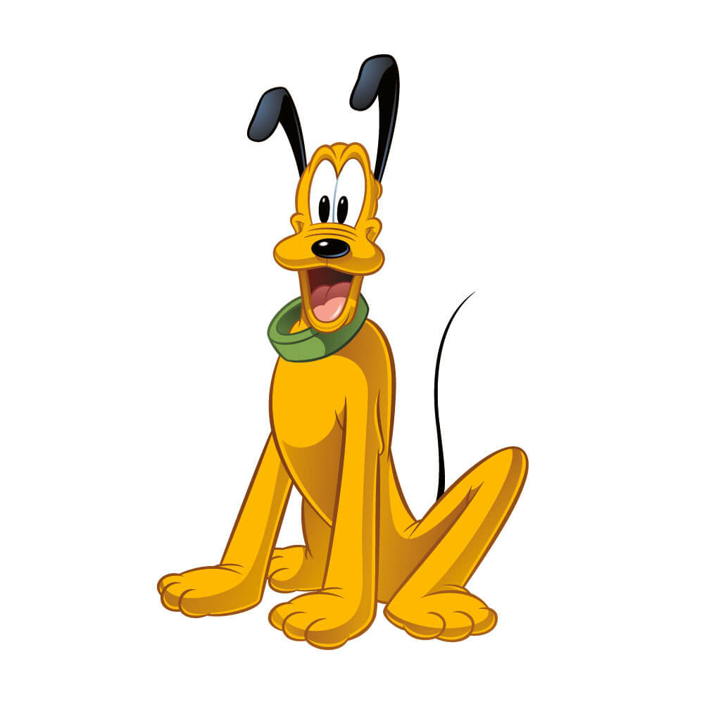 Disney Mickey & Friends Pluto Wall Decal Assembled
