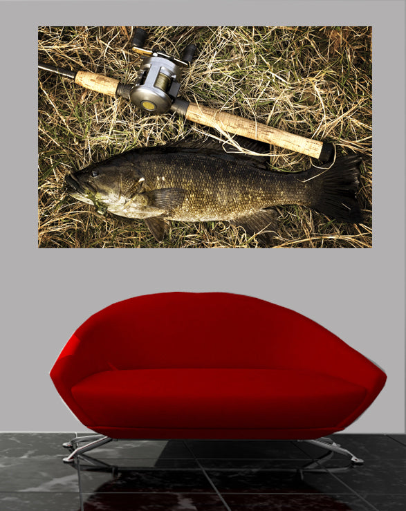 Catch of the Day Wall Decal Installed