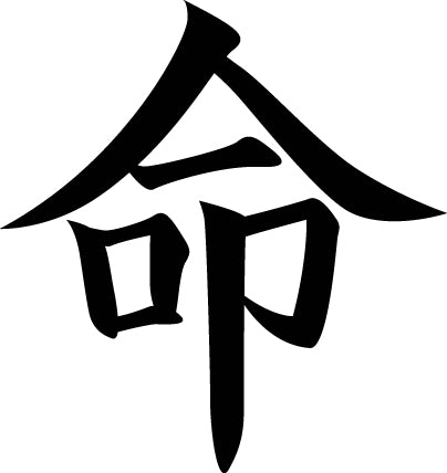 Japanese Kanji - "Life" Wall Decal Cutout