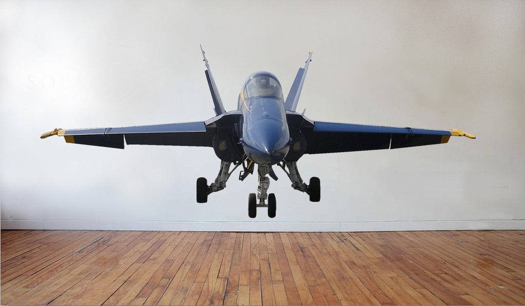 US Navy "Blue Angel" F-18 Hornet Cutout (Nose View) Installed